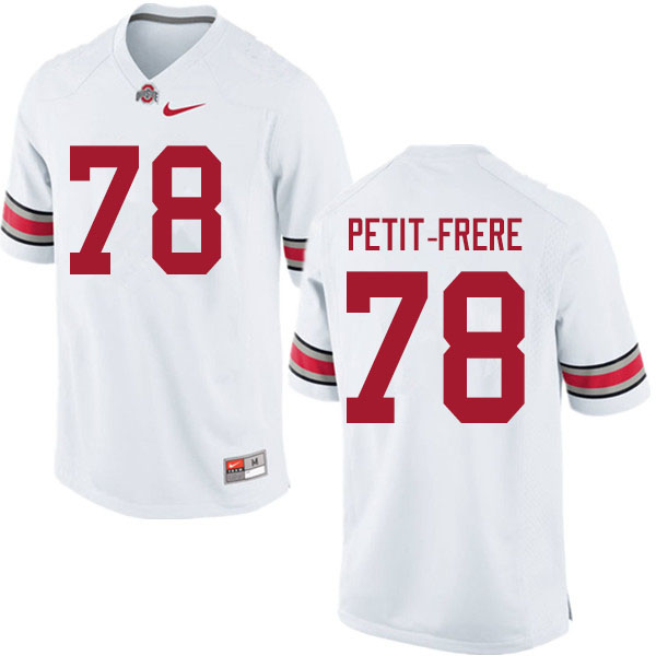 Ohio State Buckeyes #78 Nicholas Petit-Frere College Football Jerseys Sale-White